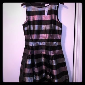 Silver/bronze/black party dress